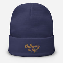 Load image into Gallery viewer, Believing in Me Embroidered Beanie