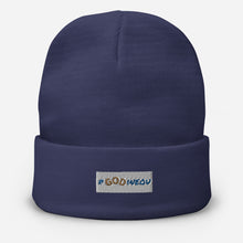 Load image into Gallery viewer, GOD we owe you Embroidered Beanie