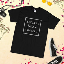 Load image into Gallery viewer, Achieve, Believe & Succeed Unisex T-Shirt