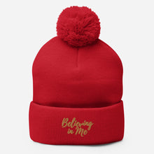 Load image into Gallery viewer, Pom-Pom Embroidered Beanie