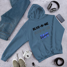 Load image into Gallery viewer, Hoodie, Unisex- Believe in me 24/7 blue