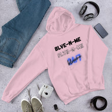 Load image into Gallery viewer, Hoodie, Unisex- Believe in me 24/7 blue