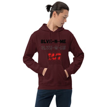 Load image into Gallery viewer, Hoodie, Unisex- Believe in me 24/7 Red