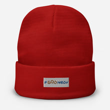Load image into Gallery viewer, GOD we owe you Embroidered Beanie
